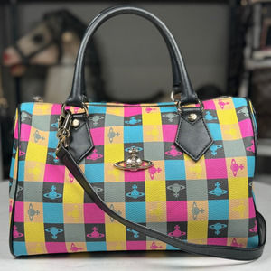 Vivienne Westwood Orb Boston Speedy Bag with Strap